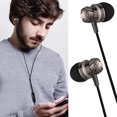Vista 9 de SourceTon Paquete de 3 auriculares con control remoto y micrófono, aislamiento de ruido estéreo en el oído sin enredos para teléfonos inteligentes 1