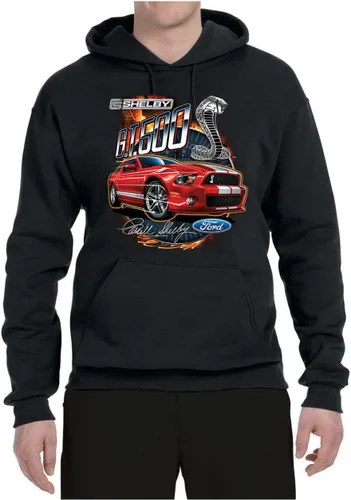 Vista 3 de Wild Bobby Shelby GT500 Cobra - Sudadera con capucha con diseño oficial de Ford Motors Cars and Trucks