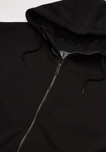 Vista 3 de Carhartt Rain Defender - Sudadera con cremallera completa con forro térmico y ajuste holgado para hombre, Latón