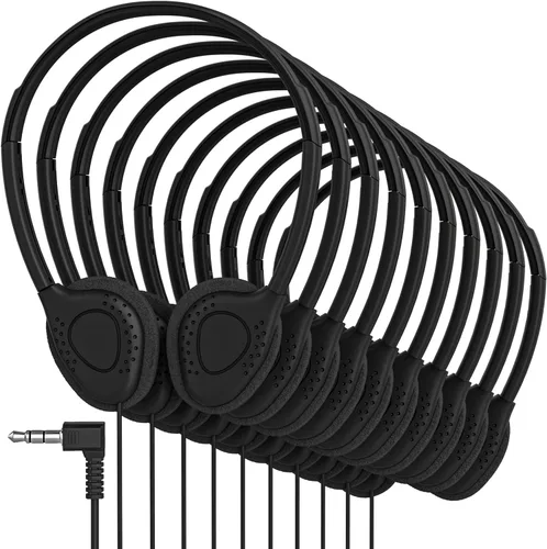 Vista 9 de Maeline Auriculares con enchufe de auriculares de 0.138 in - 1 paquete - Negro