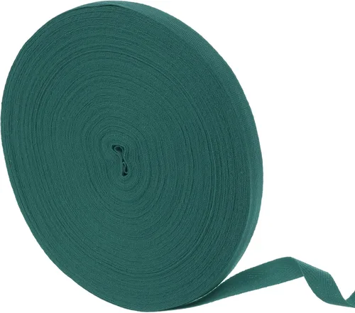 Vista 27 de uxcell Cinta de sarga de algodón de 50 yardas, cinta de espiga de 3/8 pulgadas para coser ropa, manualidades (azul)
