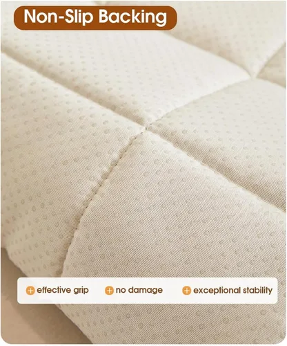 Vista 6 de Funda para sofá para perros, lavable, funda mullida para sofá de 2 a 3 cojines, apta para mascotas, protector antideslizante