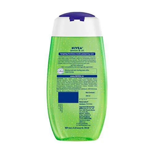 Vista 3 de Nivea Gel de ducha de limón y aceite para el cuidado del baño, 8.5 fl oz