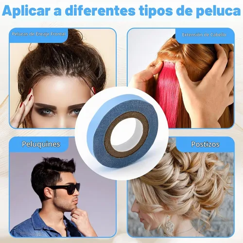Vista 7 de EHDIS Kit de herramientas de extensiones de cabello, alicates con cinta adhesiva, alicates de sellado de cabello de superficie plana con extensión