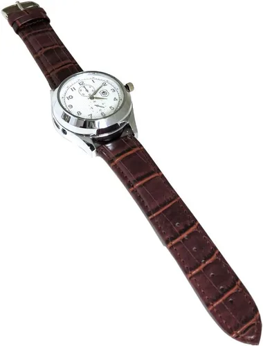 Vista 10 de Mens Military Watch Cigarette Electric Lighter with USB Rechargeable Quartz Wristwatch