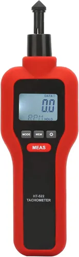 Vista 3 de Mano sin contacto 2-99999 & Contacto 2-19999 LCD Digital Tacómetro Tach Rotar Medidor de velocidad para pruebas sin contacto y contacto