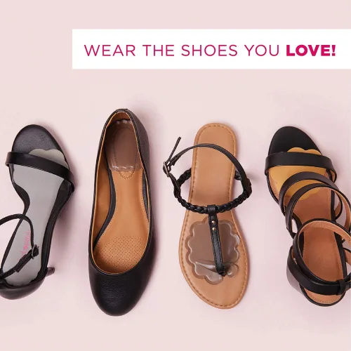 Vista 7 de Foot Petals Insertos de cojín de espalda redondeada para mujer