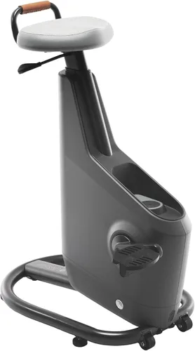 Vista 8 de Lifespan Fitness Bicicleta de oficina Ampera, bicicleta de escritorio con generación de energía con materiales HIPS ecológicos y sostenibles, puerto