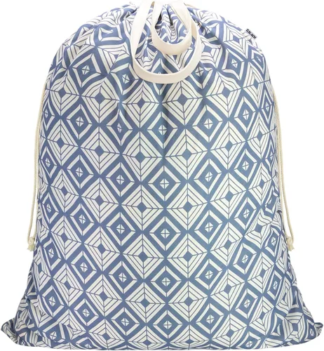 Vista 22 de Bolsa de lona para lavandería con asas y cordón 30 pulgadas de ancho x 35 Bolsa de almacenamiento de lona gruesa, grande, resistente, lavable