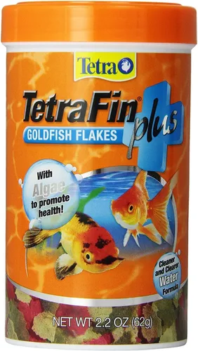 Vista 9 de TetraFin Plus Goldfish Flakes 7.06 onzas, dieta equilibrada, con algas para promover la salud