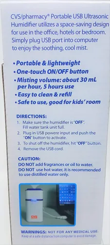 Vista 3 de Humidificador ultrasónico calmante Cool Mist de Judastice