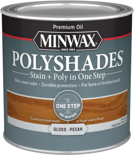 Vista 26 de Barniz Minwax 213104444 PolyShades Miel