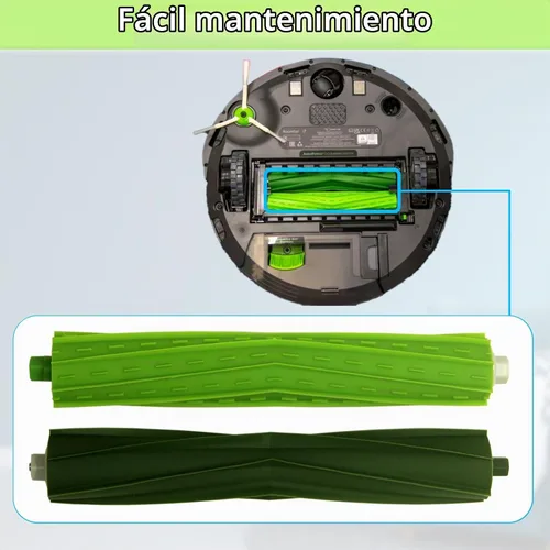 Vista 5 de Juego de 2 piezas de cepillo de repuesto compatibles con Roomba i, e & j Series - Compatible con i3 i3+ i4 i4+ i6 i6+ i7 i7+ i8 i8+, e5 e6 e7, j6+