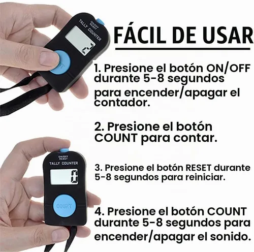 Vista 5 de TOPTIE - Contador electrónico de mano