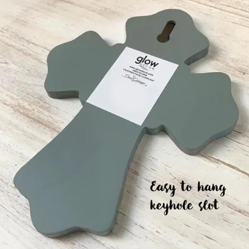 Vista 4 de GELSINGER DBA Glow Decor Wall Cross-Sing for Joy (6 x 8 pulgadas)