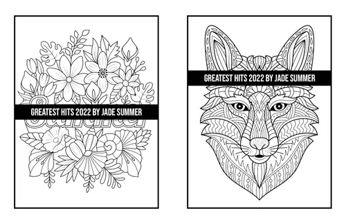 Vista 31 de Greatest Hits An Adult Coloring Book with the 100 Best Pages from the Jade Summer Collection
