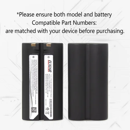 Vista 5 de Paquete de 2 baterías de iones de litio de 7.4V 2200mAh 550039-100 repuesto para impresora Datamax Oneil MF2Te MF4Te Microflash 4i 4T MF4 OC2 OC3 OC4