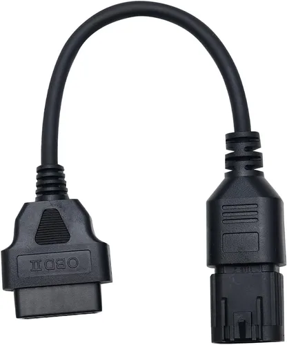 Vista 7 de XTPTFABS Cable conector de diagnóstico de 16 pines hembra a 8 pines CAN EOBD OBD2 OBDII compatible con Polaris ATV motocicleta Slingshot (solo cable)