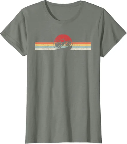 Vista 15 de Camiseta retro vintage Off Road 4X4 Negro