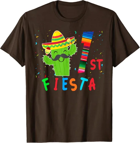 Vista 58 de Camiseta mexicana para fiesta temática de cumpleaños a juego, Negro, S