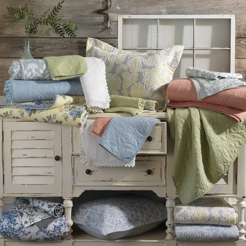 Vista 13 de Laura Ashley Home - Juego de edredón individual, ropa de cama reversible de algodón con flores, decoración del hogar para todas las estaciones