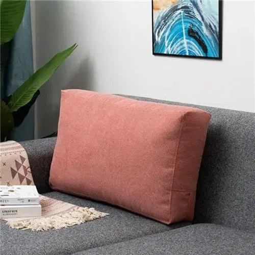 Vista 15 de YURRO Cojín de apoyo lumbar rectangular grande, almohada de lectura suave para sofá y cama, almohada de respaldo desmontable con cremallera oculta