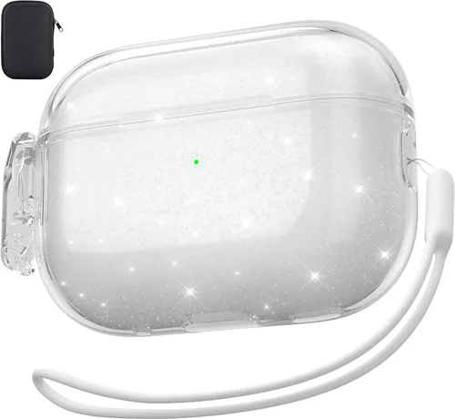 Vista 15 de Funda de protección contra caídas para AirPods Pro 2 con kit de limpieza B-Negro