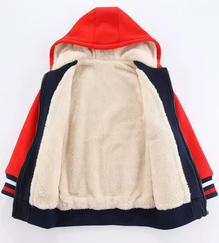Vista 2 de Chaqueta con forro polar Sherpa para niños y niñas de 2 a 14 años
