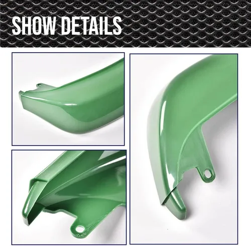 Vista 4 de PIT66 Parachoques delantero, compatible con John Deere GT225 GT235 GT245 GX255 LX255 LX266 LX277 LX279 LX280 LX288 y LX289, repuesto directo
