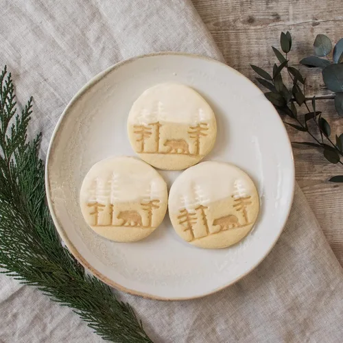 Vista 3 de Cortador de galletas Forest Bear, 1 pieza - Bakerlogy