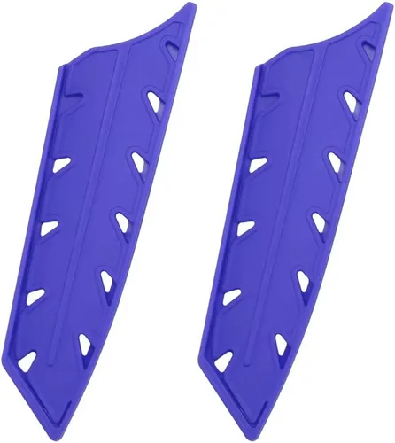 Vista 12 de XYJ Juego de 2 fundas para cuchillos de seguridad, protector de bordes de cuchillos, funda universal para cuchillos, pelado, funda de cuchillo