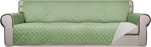 Vista 80 de PureFit - Funda de sofá acolchada reversible, protector de muebles impermeable, funda de sofá lavable con espuma antideslizante y correas elásticas