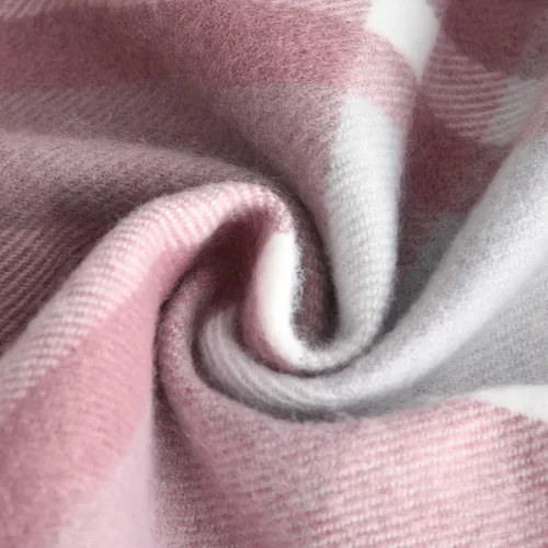 Vista 3 de RonFoxi Bufanda a cuadros, unisex, súper suave, clásica, a cuadros, cachemira y sensación de deformación