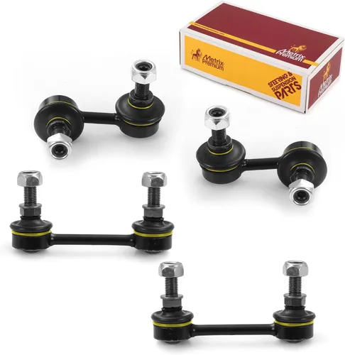 Vista 145 de Metrix Premium Chassis Parts - Kit de 4 piezas de barra estabilizadora delantera y trasera con enlace de extremo de barra estabilizadora para Ford