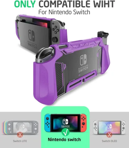 Vista 2 de Mumba - Funda compatible acoplable con Nintendo Switch Blade Series de poliuretano termoplástico con agarre ergonómico y cómodo