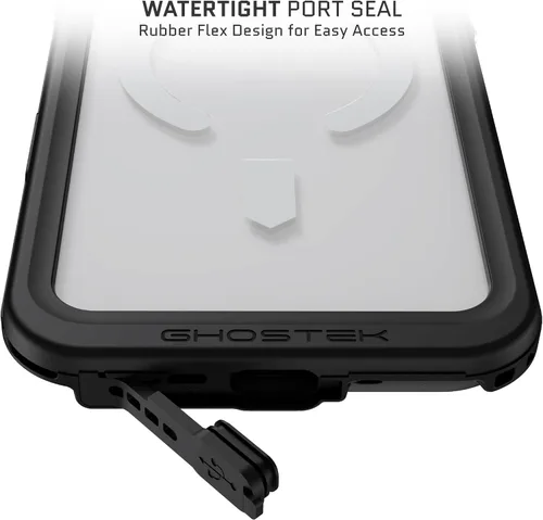 Vista 54 de Ghostek NAUTICAL funda delgada para iPhone 14 Plus a prueba de golpes impermeable con protector de pantalla y imán MagSafe con carga inalámbrica