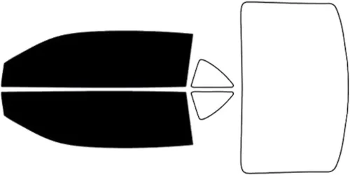 Vista 8 de Rvinyl Kit de tinte de ventana compatible con Chevrolet Camaro 2010-2015 (Coupe) - Kit de precorte trasero - 5%