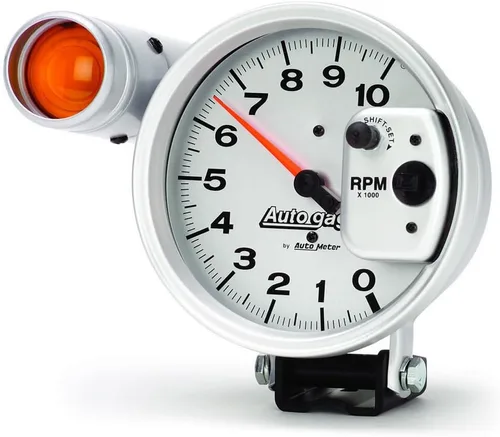 Vista 3 de Auto Meter 233911 Autogage Tacómetro automático, con luz indicadora de cambio.