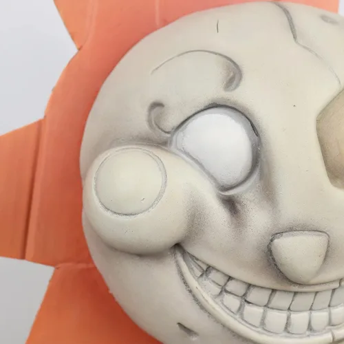 Vista 5 de Máscara de sol y luna, máscara de oso payaso, disfraz de Halloween, accesorio de cosplay
