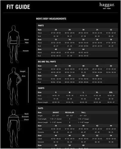 Vista 4 de Haggar Men's Premium Stretch Classic Fit Suit Separates-Pants & Jackets