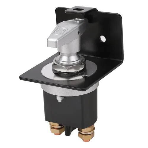 Vista 7 de FEITON Interruptor de Desconexión de Batería de 200A 12V Interruptor de Corte de Batería de Servicio Pesado con Soporte de Montaje de Poste Lateral