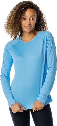 Vista 15 de Vapor Apparel camiseta manga larga con protección solar FPS 50+ para mujer Azul ártico