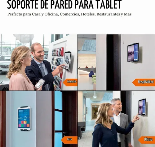 Vista 8 de Durable Soporte para tablet montado en la pared, soporte universal, se