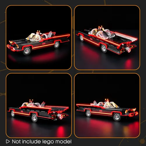 Vista 2 de LIGHTAILING Luz compatible con Lego The Classic TV Series Batmobile