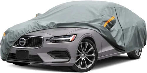 Vista 219 de Kayme Funda de Coche de Servicio Pesado Impermeable para Todo Tipo de Clima, Ajuste Personalizado para Tesla Model S, Cubierta Exterior Completa