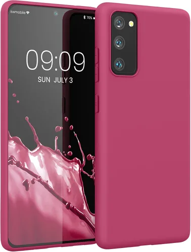 Vista 11 de kwmobile Funda compatible con Samsung Galaxy S20 FE - Funda protectora de silicona TPU suave y delgada - Rosa vintage