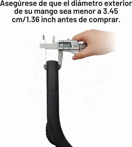 Vista 8 de EZ SPARES Herramienta de limpieza flexible para ranuras de 25 pulgadas, reemplazo para mangueras de aspiradora que aceptan accesorios de 1-1/4