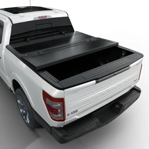 Vista 2 de Toptiny - Cubierta de cama de camioneta plegable de perfil bajo, se adapta a Ford F-150 2004-2014 de 5'5" de largo (66")