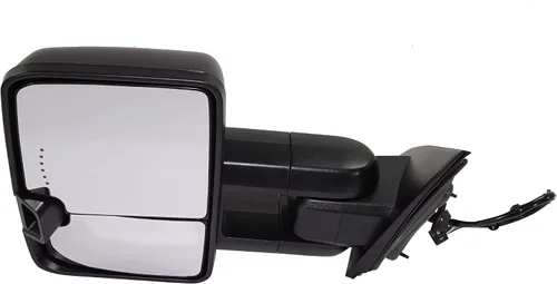 Vista 115 de Kool Vue - Espejo calefactable izquierdo para Chevrolet Silverado 1500 GMC Sierra 1500 2007-2013 plegable eléctrico con luz de señal y lámpara
