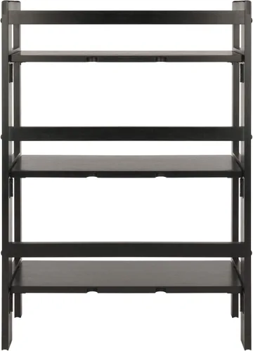 Vista 6 de Winsome Torino - Estantería plegable de 3 piezas con cestas de tela, color negro (20306)